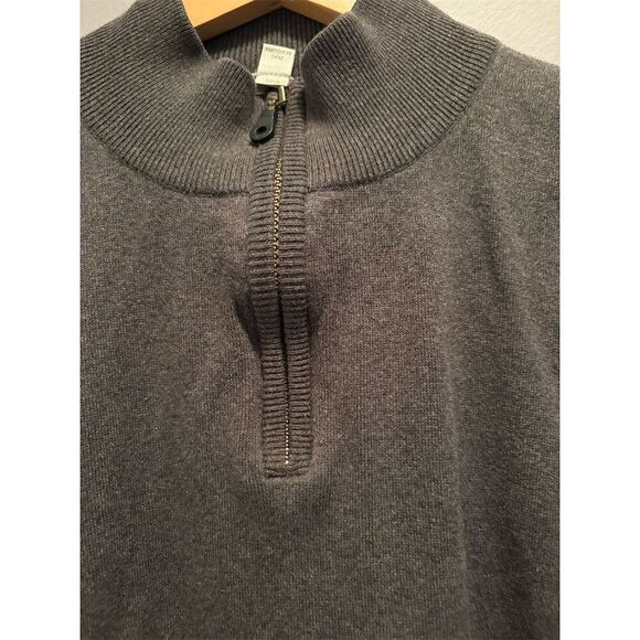 Cutter & Buck Men's L Gray Half Zip Pullover Sweater Casual - Picture 2 of 8